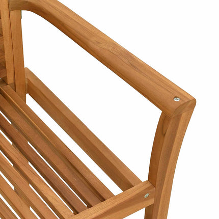 Spisestuestol 4 stk. Massiv Teaktræ Brun 62 x 55 x 94 cm