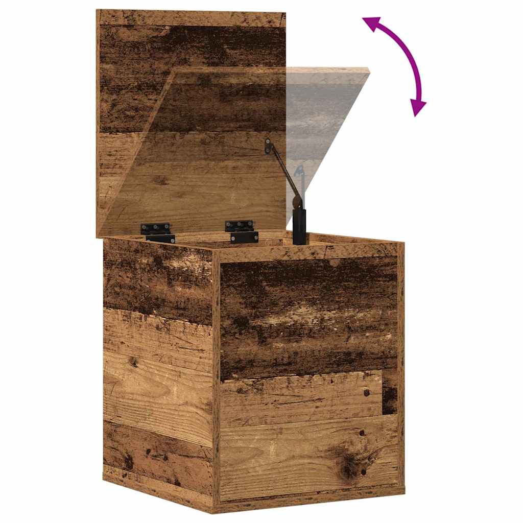 Opbevaringskasse Gammelt træ 40 x 42 x 46 cm Konstrueret træ