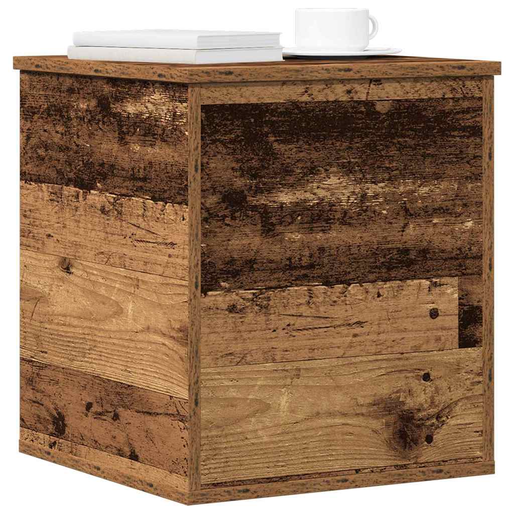 Opbevaringskasse Gammelt træ 40 x 42 x 46 cm Konstrueret træ