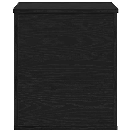 Opbevaringskasse Sort eg 40 x 42 x 46 cm Konstrueret træ