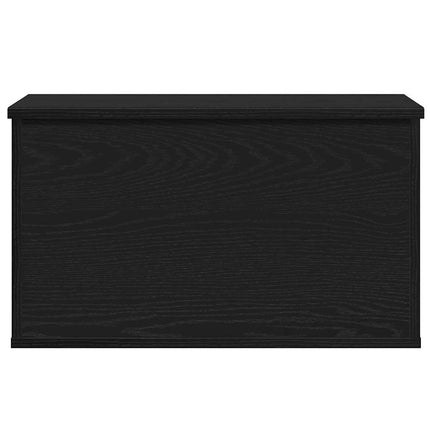 Opbevaringskasse Sort eg 60 x 35 x 35 cm Konstrueret træ