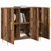 Sideboard Gammelt træ 90 x 34 x 80 cm Konstrueret træ