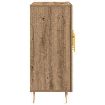 Sideboard Artisan Egetræ 90 x 34 x 80 cm Konstrueret træ