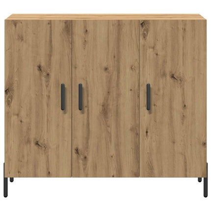 Sideboard Artisan Egetræ 90 x 34 x 80 cm Konstrueret træ