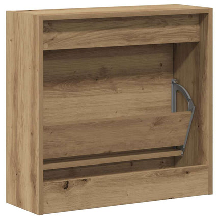 Sko skab 60 x 21 x 57 cm Konstrueret træ Artisan Egetræ