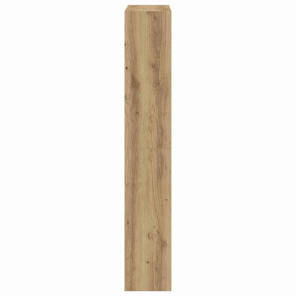 Sko skab 80 x 21 x 125,5 cm Konstrueret træ Artisan Egetræ
