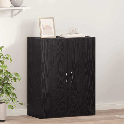 Kontorskab Sort eg 70 x 32 x 77.5 cm Konstrueret træ