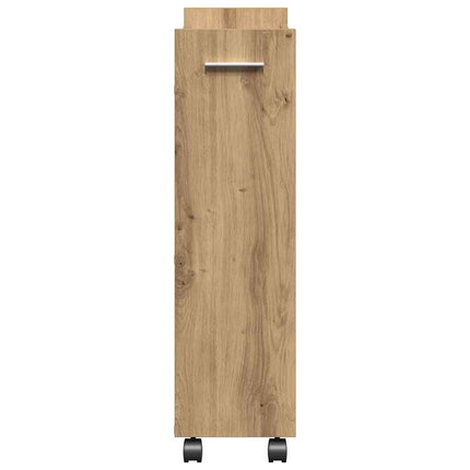 Kabinet med hjul Artisan Egetræ 60 x 22 x 79 cm