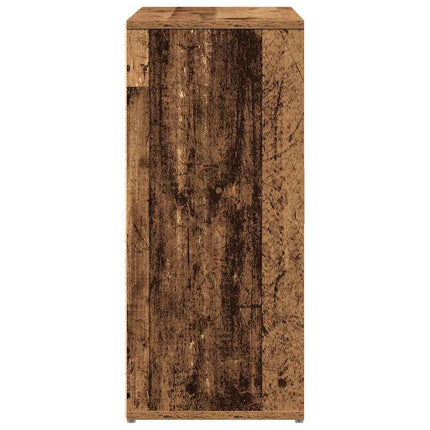 skænk 60x31x70 cm konstrueret træ antikt træ