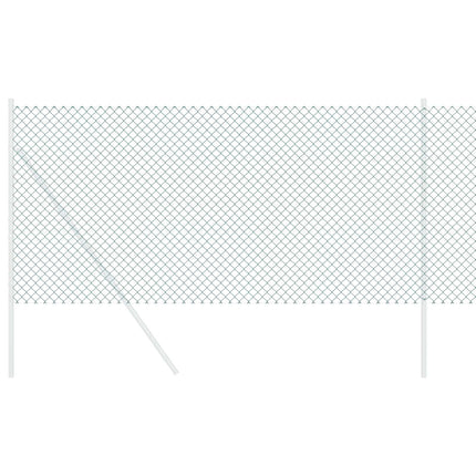 Maschendrahtzaun 25 x 0,4 m Stål Grøn