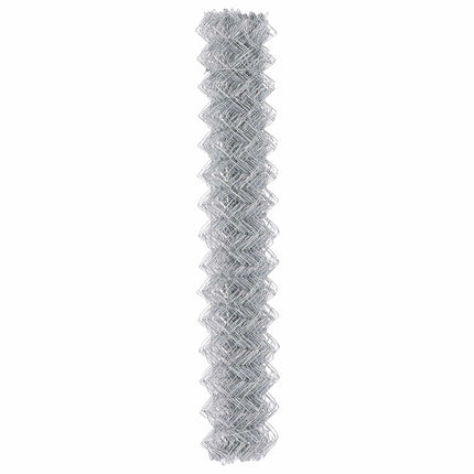 Kædelink indhegning 10 x 1,6 m Galvaniseret stål Sølv