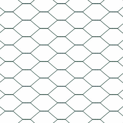 Hexagon Hegn Grøn 0,5 x 10 m PVC