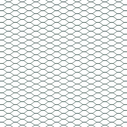 Hexagon Hegn Grøn 1 x 10 m PVC