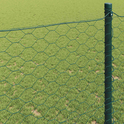 Hexagon Hegn Grøn 0,8 x 25 m PVC
