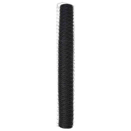 Hexagon Hegn Grå 1,4 x 10 m PVC