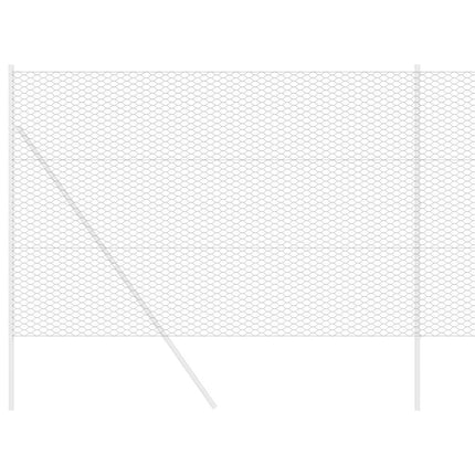 Hexagon Hegn Grå 1,5 x 10 m PVC