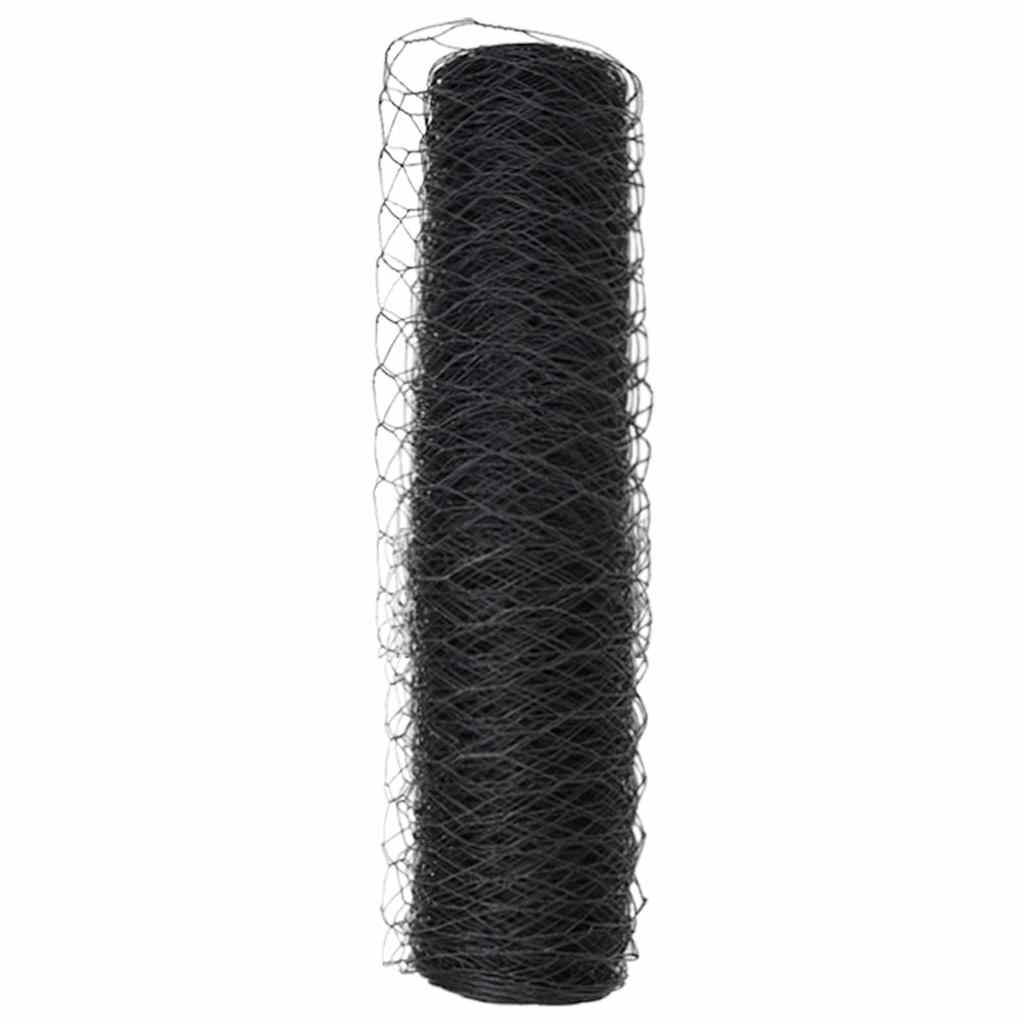 Hexagon Hegn Grå 0,5 x 50 m PVC