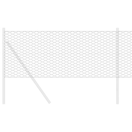 Hexagon Hegn Grå 0,8 x 50 m PVC