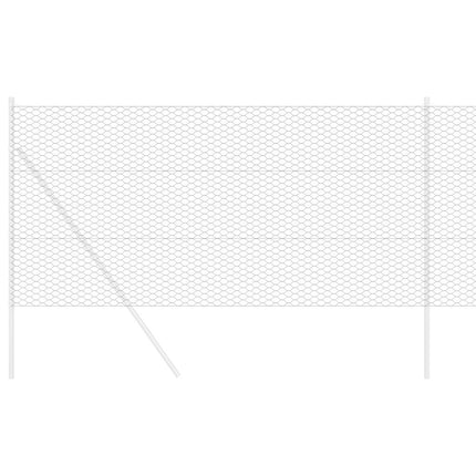 Hexagon Hegn Grå 1,2 x 50 m PVC