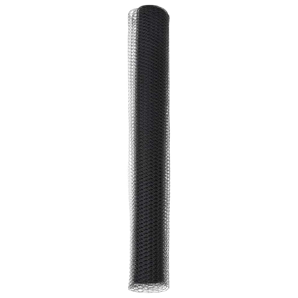 Hexagon Hegn Grå 1,4 x 50 m PVC