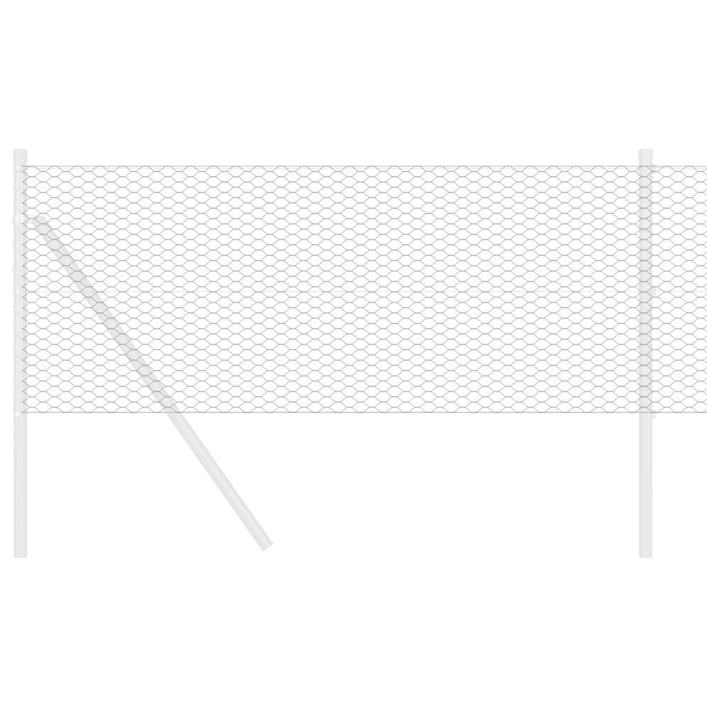 Hexagon Hegn Grå 0.5 x 100 m Stål