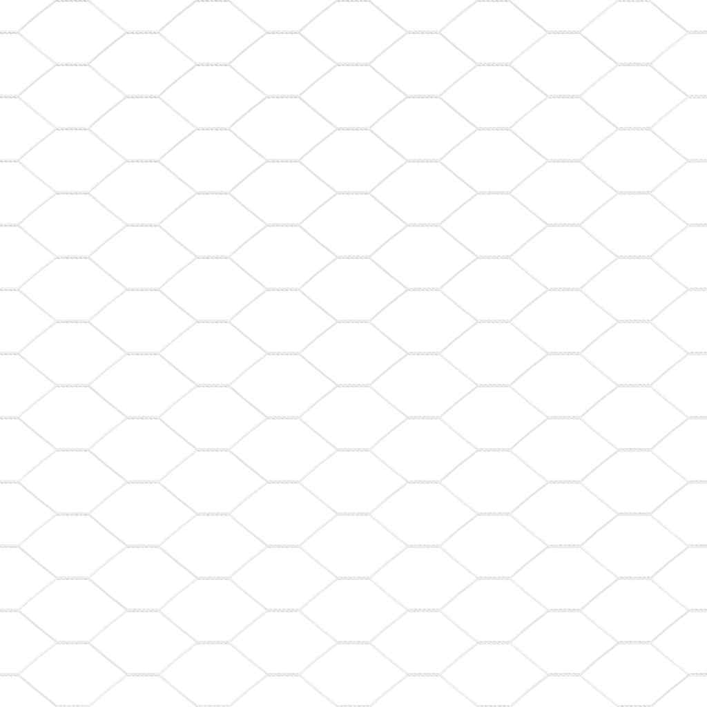 Hexagon Hegn Sølv 1 x 50 m Galvaniseret stål
