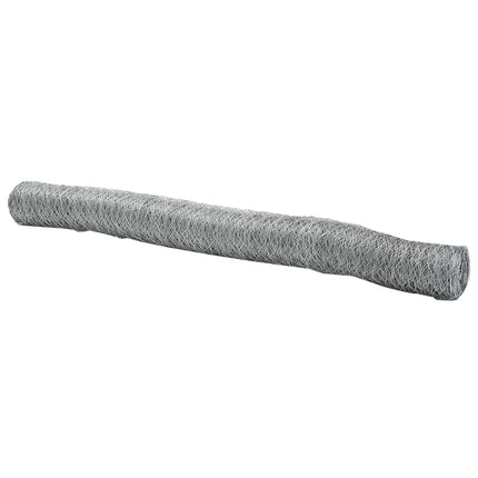 Hexagon Hegn Sølv 1,2 x 50 m Galvaniseret stål