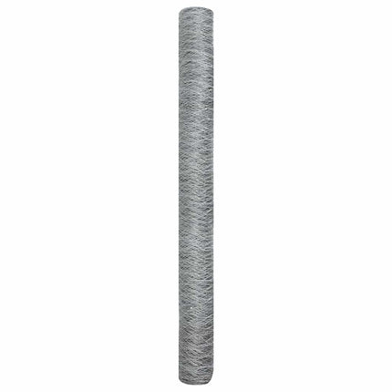 Hexagon Hegn Sølv 1,5 x 100 m Galvaniseret stål