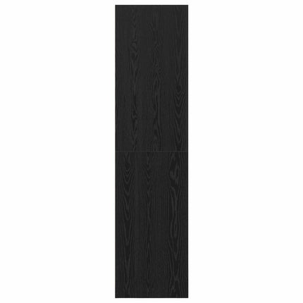 Garderobeskab Sort eg 100 x 50 x 200 cm Konstrueret træ