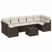 Havesofa Sæt Brun 55 x 55 x 37 cm polyrattan