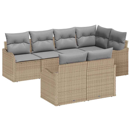 Havesofa Sæt Beige polyrattan