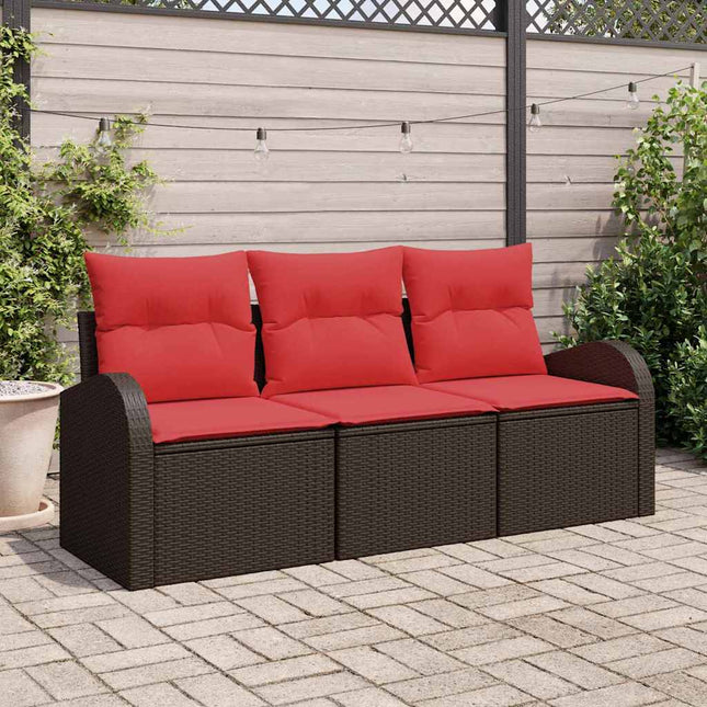 Havesofa Sæt Brun polyrattan