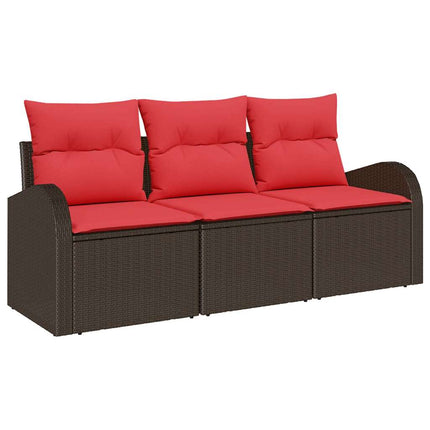Havesofa Sæt Brun polyrattan