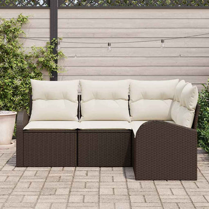 Havesofa Sæt Brun polyrattan