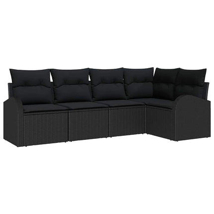 Sofa Sæt med pude Sort Polyester