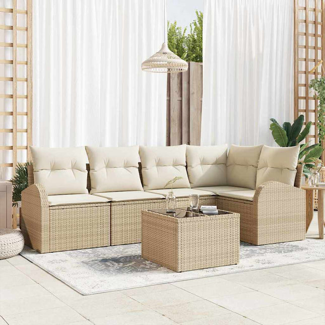 Sofa Sæt med pude Beige Polyester