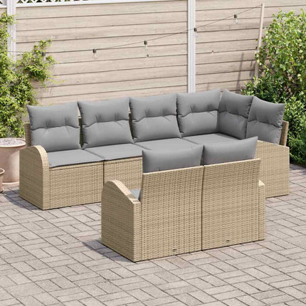 Havesofa Sæt Beige polyrattan