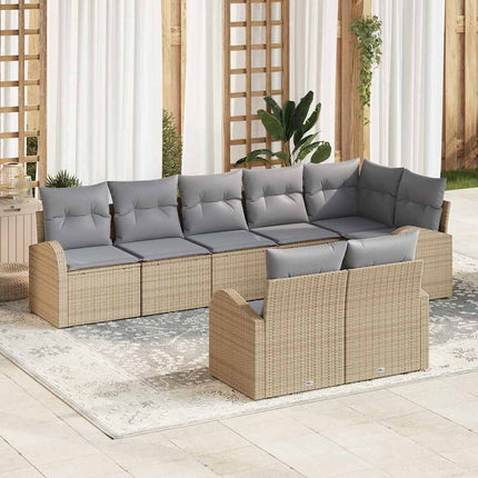 Havesofa Sæt 8 stk. 8-Antal sæder polyrattan