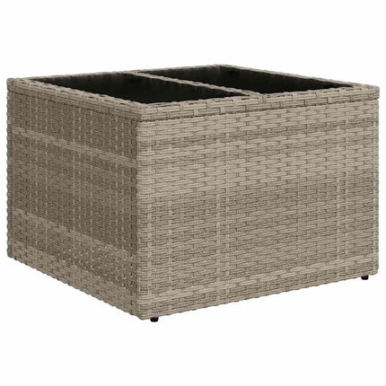 Sofa Sæt 11 stk. Lysegrå polyrattan