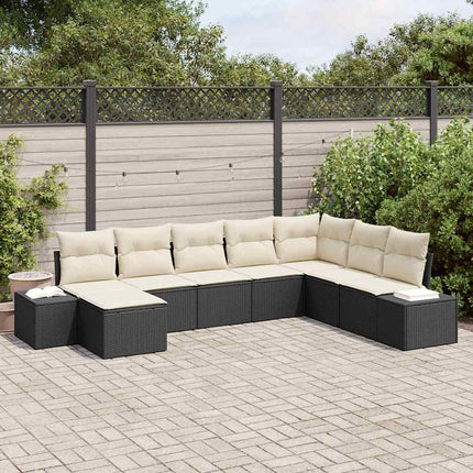 Havesofa Sæt 8 stk. polyrattan