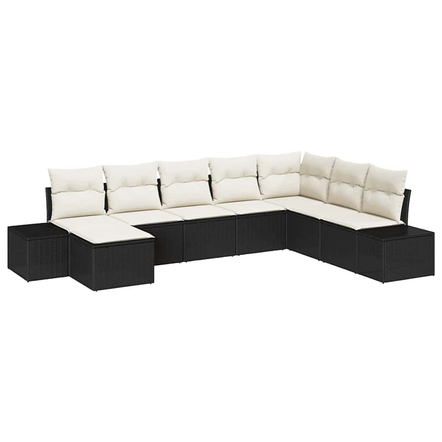 Havesofa Sæt 8 stk. polyrattan