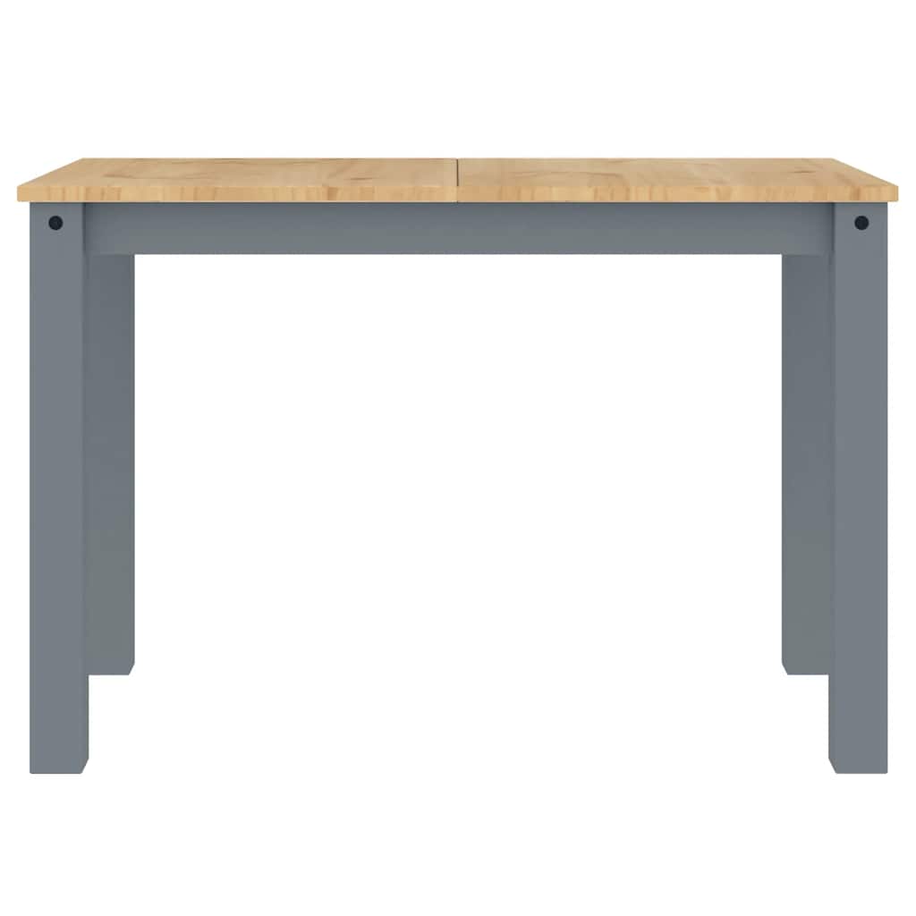 spisebordssæt 4 dele Panama massivt fyrretræ grå