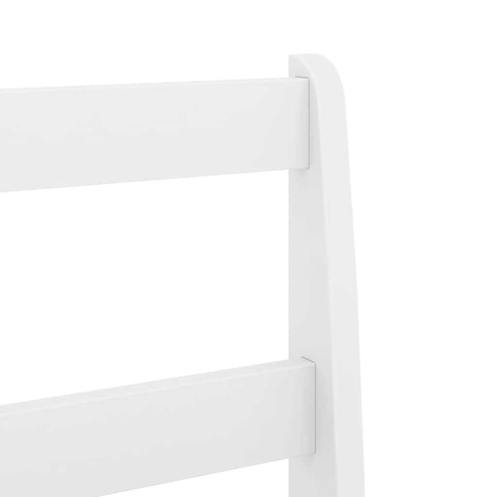 spisebordssæt 5 dele Panama massivt fyrretræ hvid