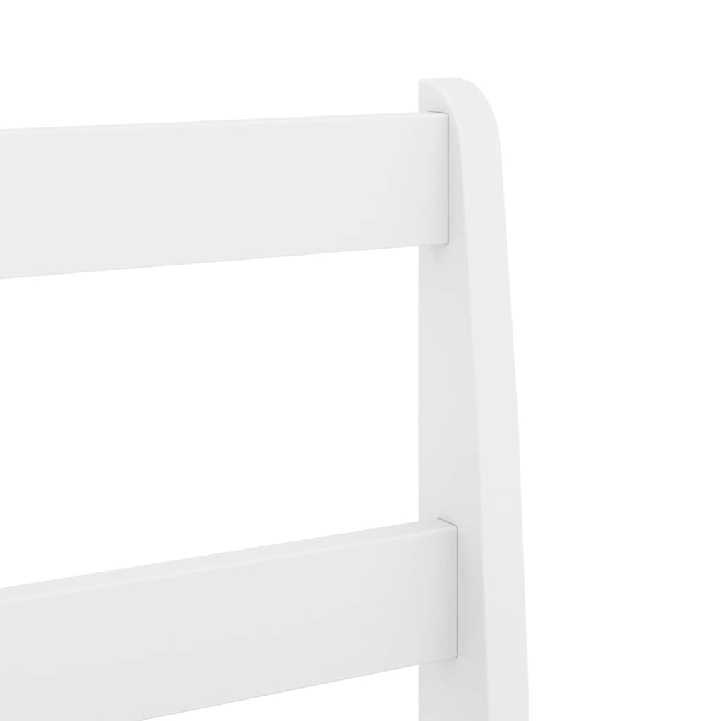 spisebordssæt 7 dele Panama massivt fyrretræ hvid