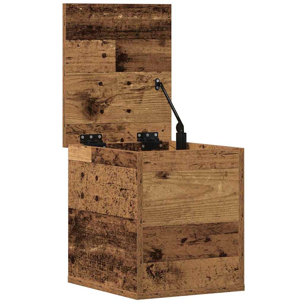 Opbevaringskasse Gammelt træ 30 x 35 x 35 cm Konstrueret træ