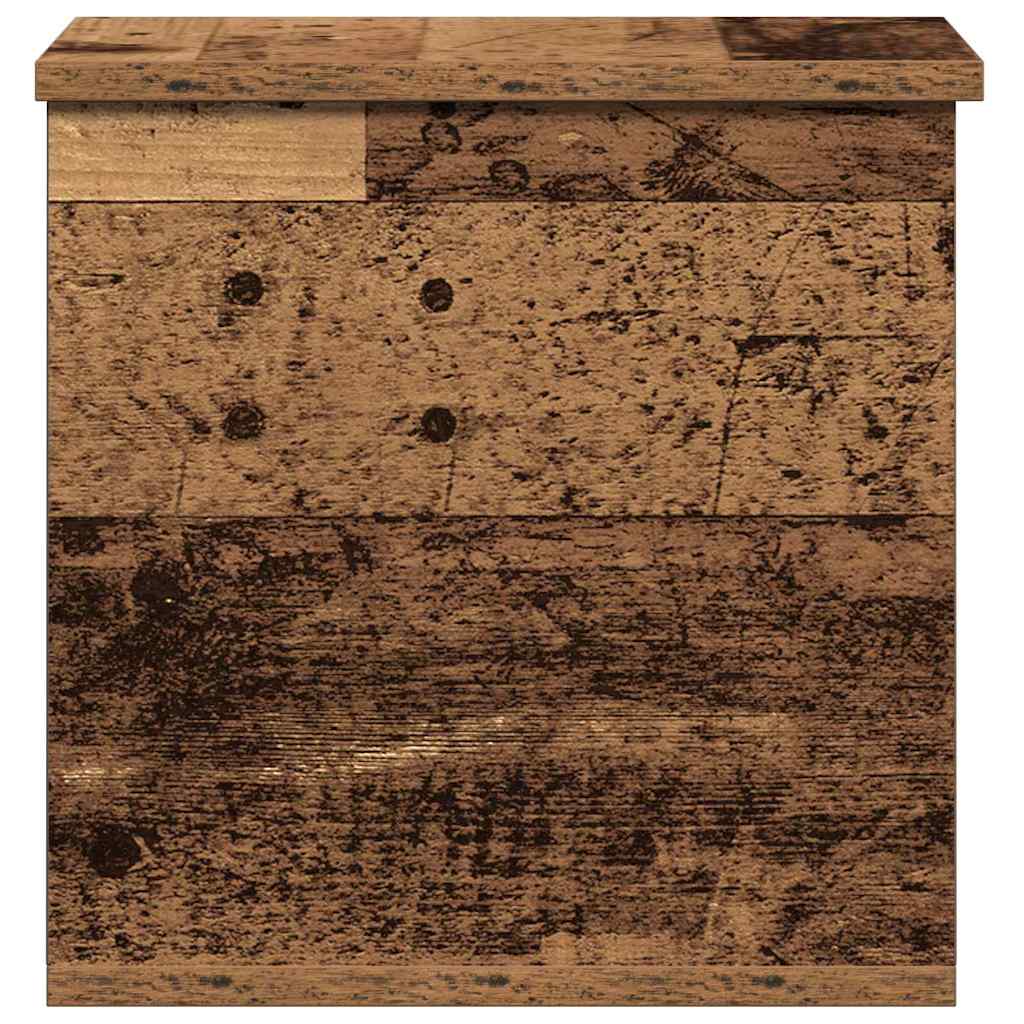 Opbevaringskasse Gammelt træ 30 x 35 x 35 cm Konstrueret træ