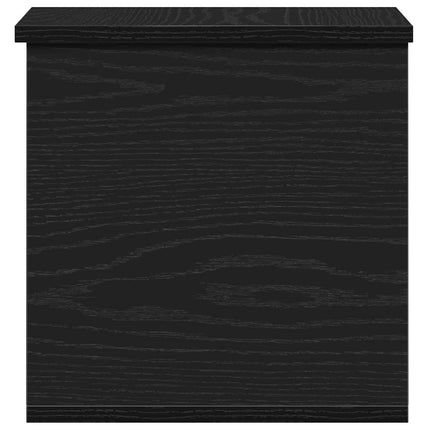 Opbevaringskasse Sort eg 30 x 35 x 35 cm Konstrueret træ