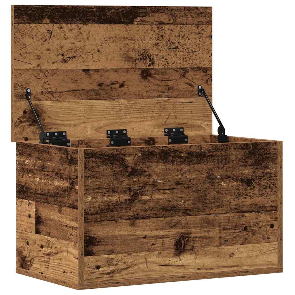 Opbevaringskasse Gammelt træ 60 x 35 x 35 cm Konstrueret træ