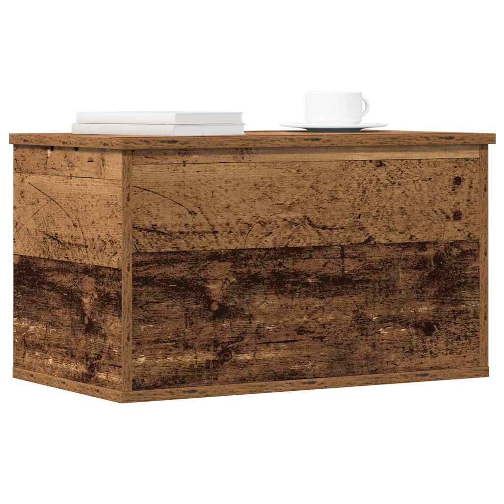 Opbevaringskasse Gammelt træ 60 x 35 x 35 cm Konstrueret træ