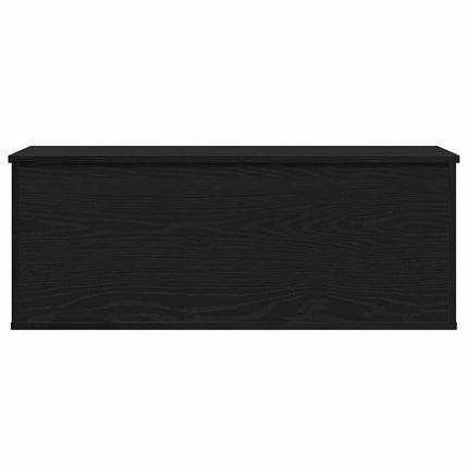 Opbevaringskasse Sort eg 90 x 35 x 35 cm Konstrueret træ